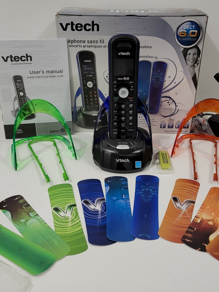 Vtech cordless phone customizable DECT 6.0 digital model LS6217