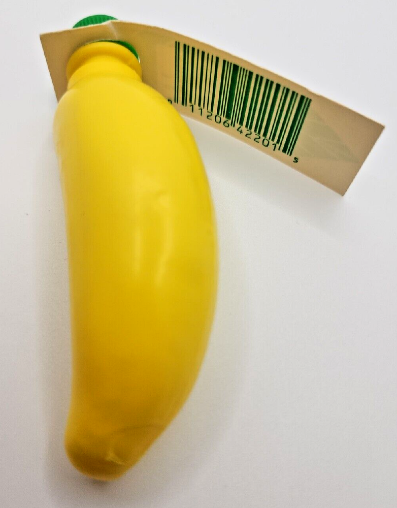 Vintage 1970s Banana Empty Ce De Candy Fruit Plastic Candy Container PB79