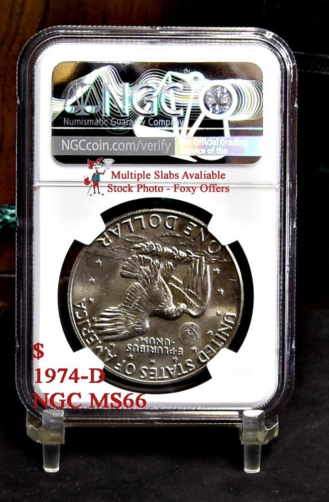 1974-D Eisenhower Dollar - NGC MS66 (Bulk)