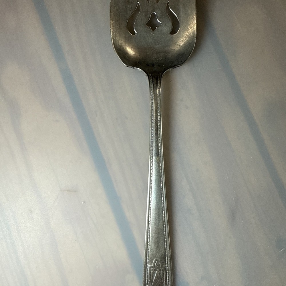 Elegant Silver Cake Server