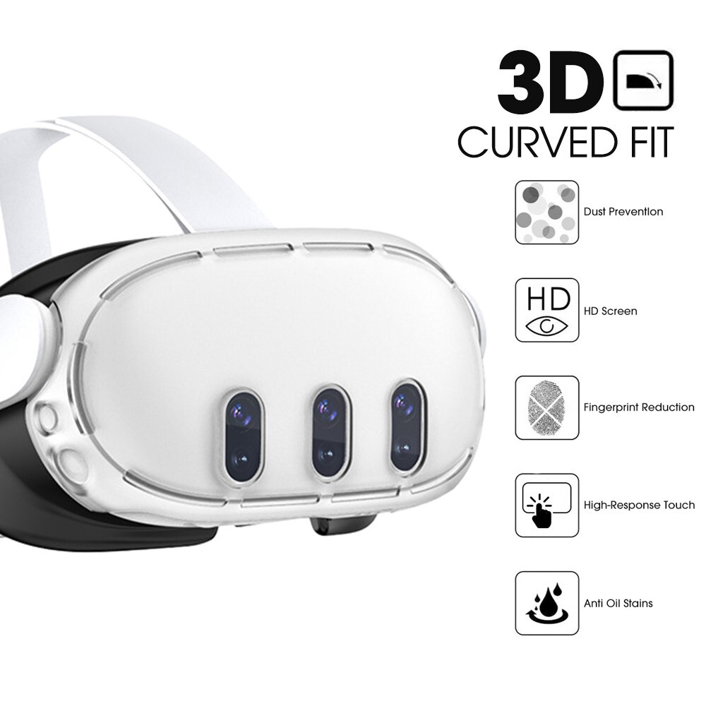 Silicone Transparent Protective Case For Meta Quest 3