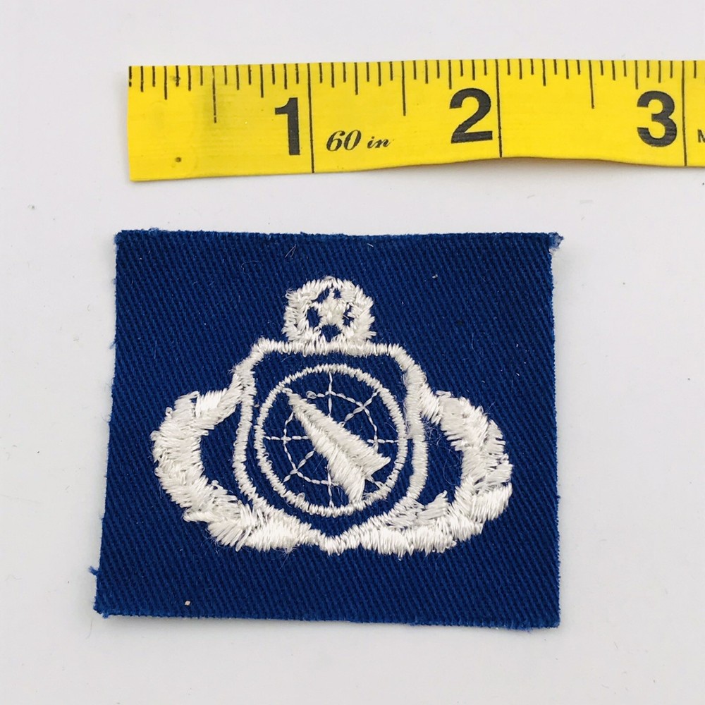 USAF US Air Force Master Weapons Controller Blue & White Patch 2" x 2.25"