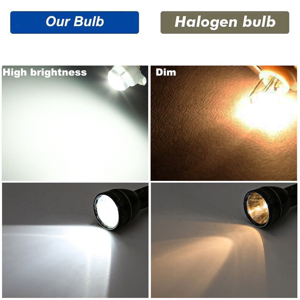 (2) 18 v VOLT Flashlight Replacement White Bulb For MILWAUKEE M18 V18 Worklight