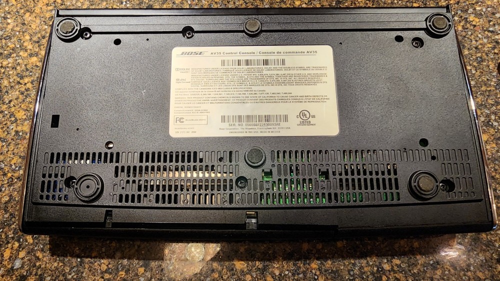 Bose Lifestyle AV35 Control Console Tested w/ Power Supply ONLY no remote