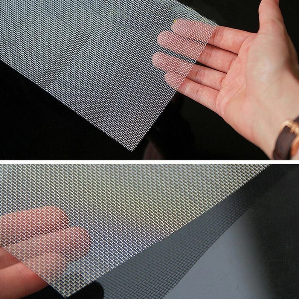Druable Mesh Net Bumper Easy To Install Crack Plastic Repairing Silver