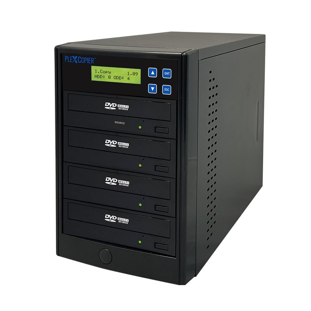 24X 1 to 3 CD DVD M-Disc Supported Duplicator Copier Tower with Free Copy Pro...