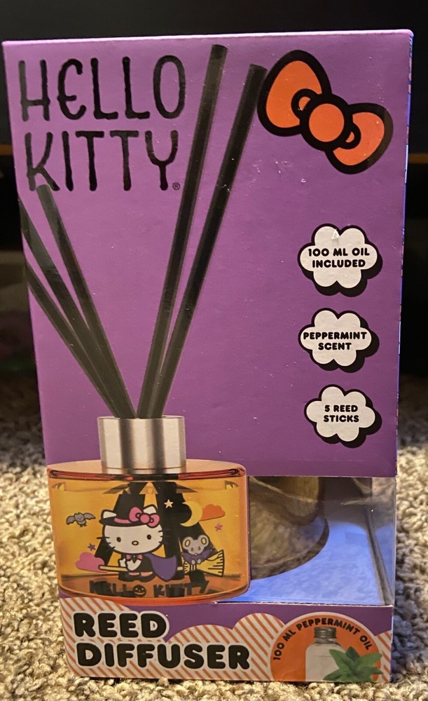 hello kitty halloween reed diffuser peppermint scent