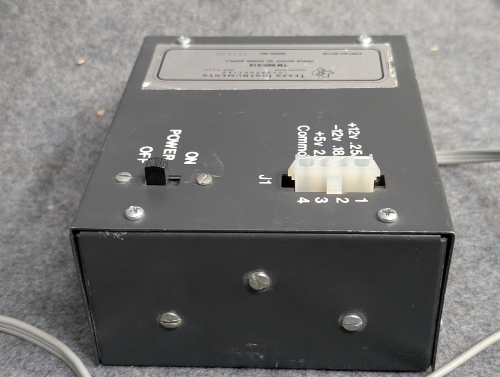 Texas Instruments TM990/519 Vintage Computer DC Power Supply