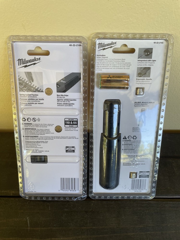 MILWAUKEE PUNCHDOWN TOOLS. LOT OF 2