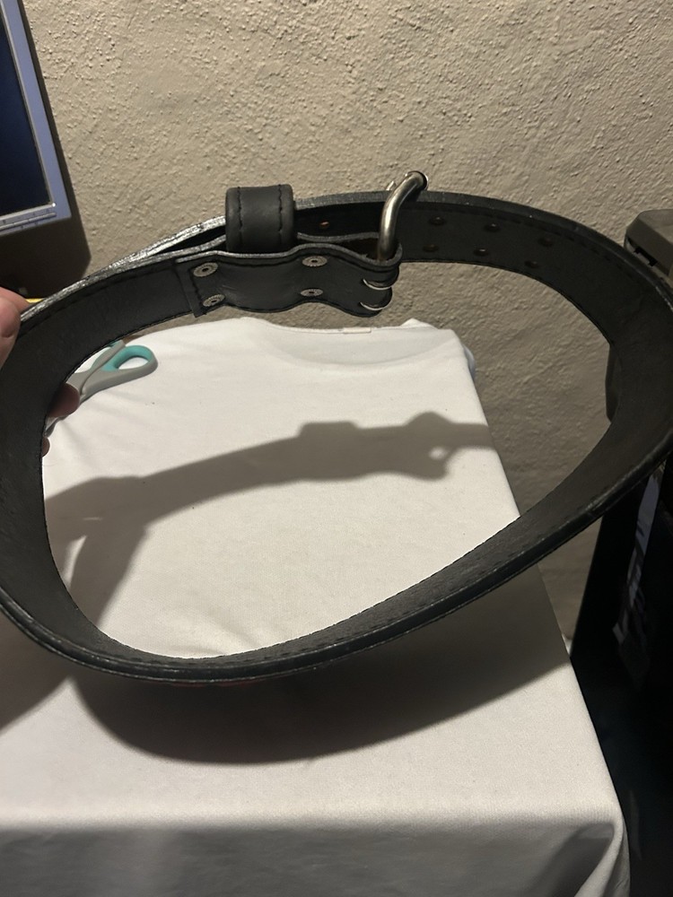 Weightlifting Belt Redcon1 Leather Medium Size Approximately 40”