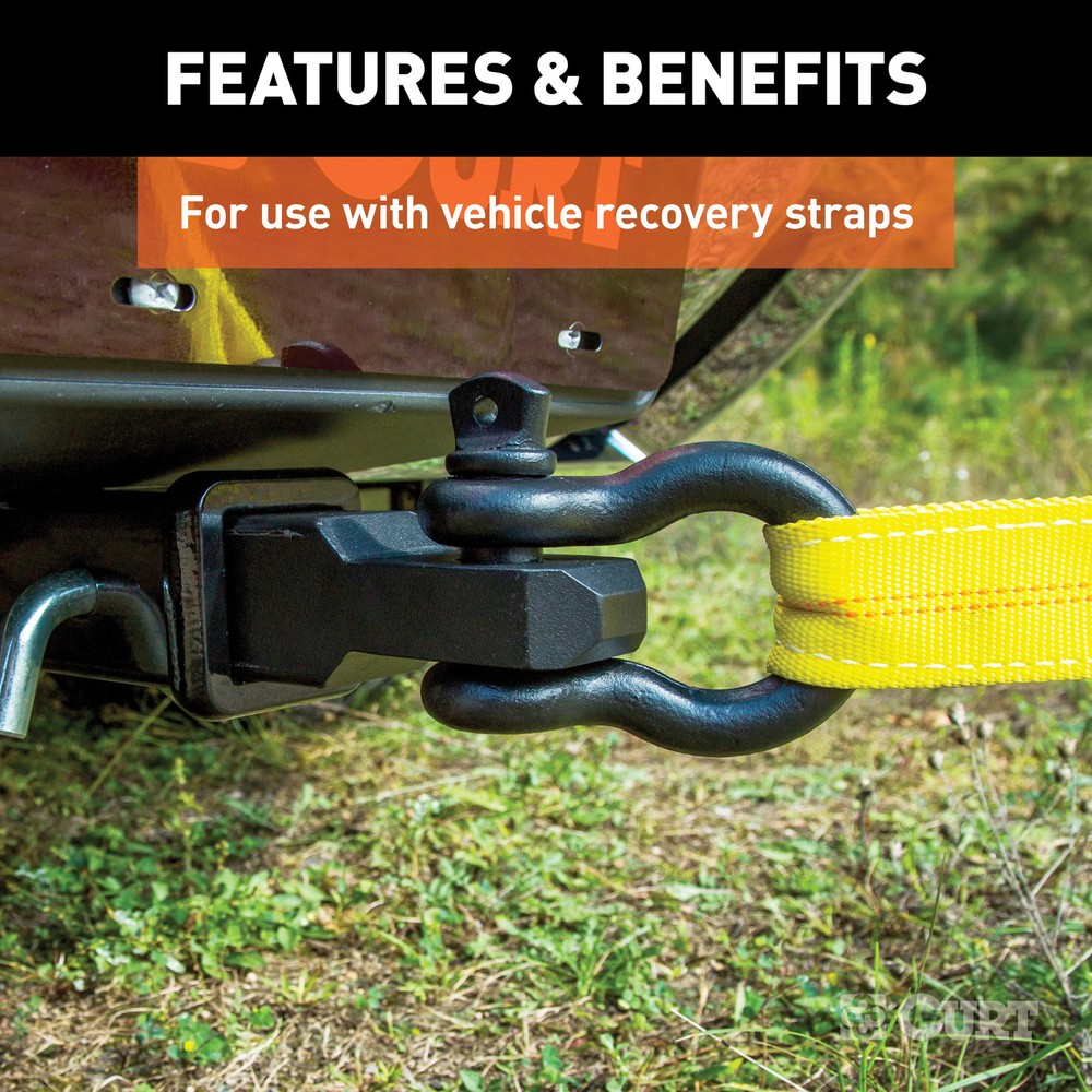 CURT D-Ring Shackle Mount 2in Shank 45832