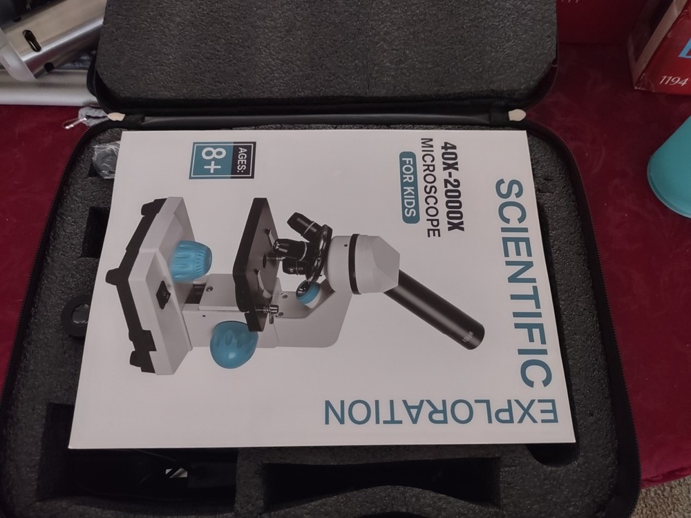 Microscope for Kids 40X-2000X Scientific Exploration