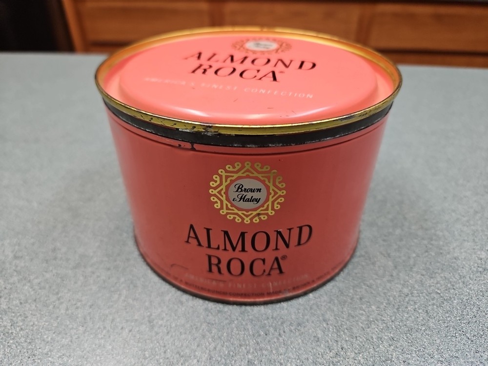 Vintage 14 oz. Almond Roca Tin