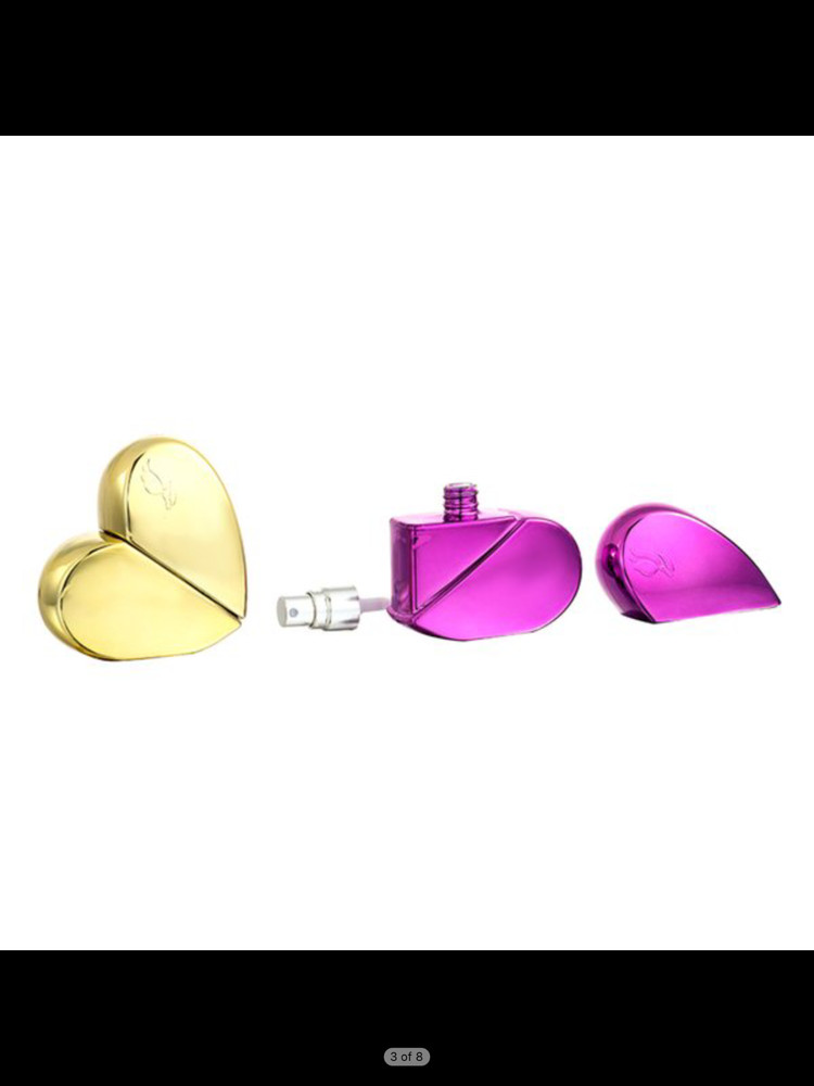 12 Pack, 25ml Heart Shaped Spray Perfume Bottle, EMPTY Bottles