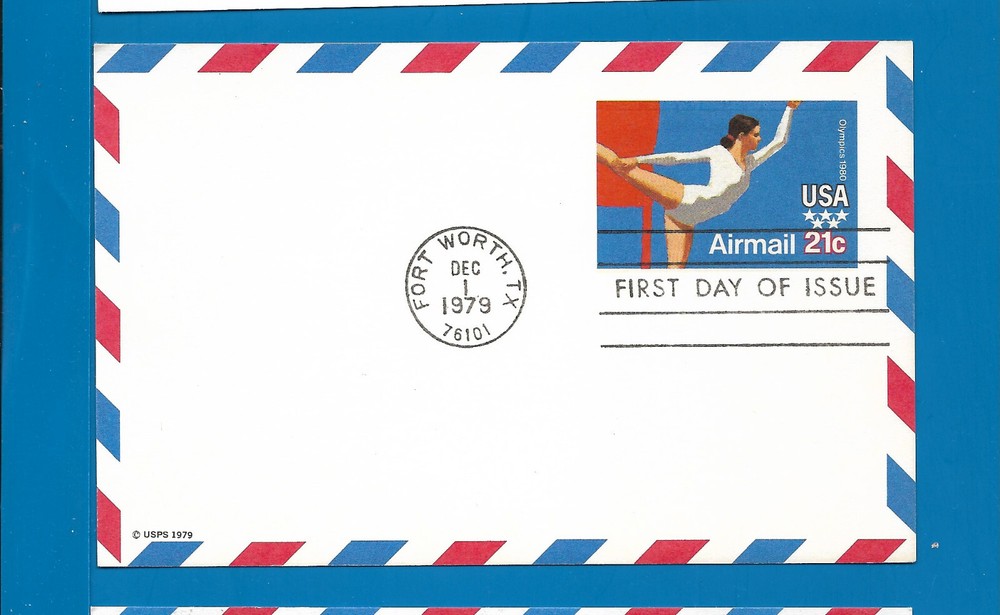 Scott UXC19 Olympic Gymnastics Dec 1, 1979  FDC BOXB