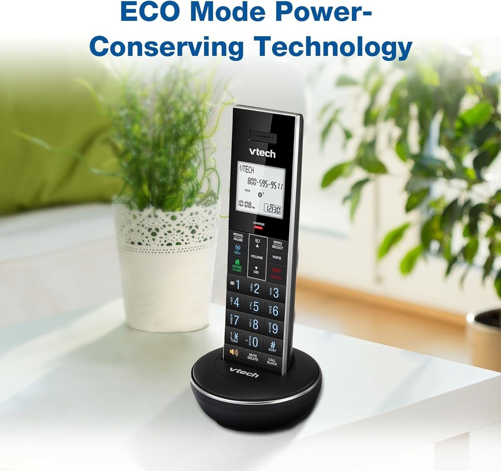 VTech LS6331 Cordless Phone DECT 6.0 Bluetooth Connect-to-Cell Smart Call Block