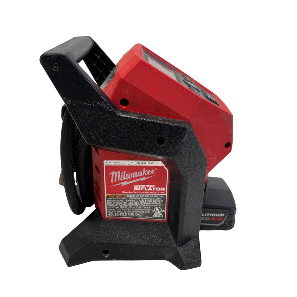 Milwaukee M12 Compact Inflator 2475-20
