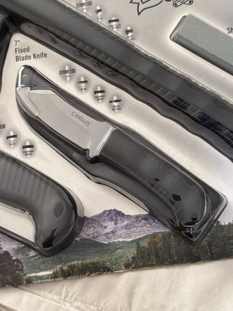 Camillus 4 piece Camp pack Knife set