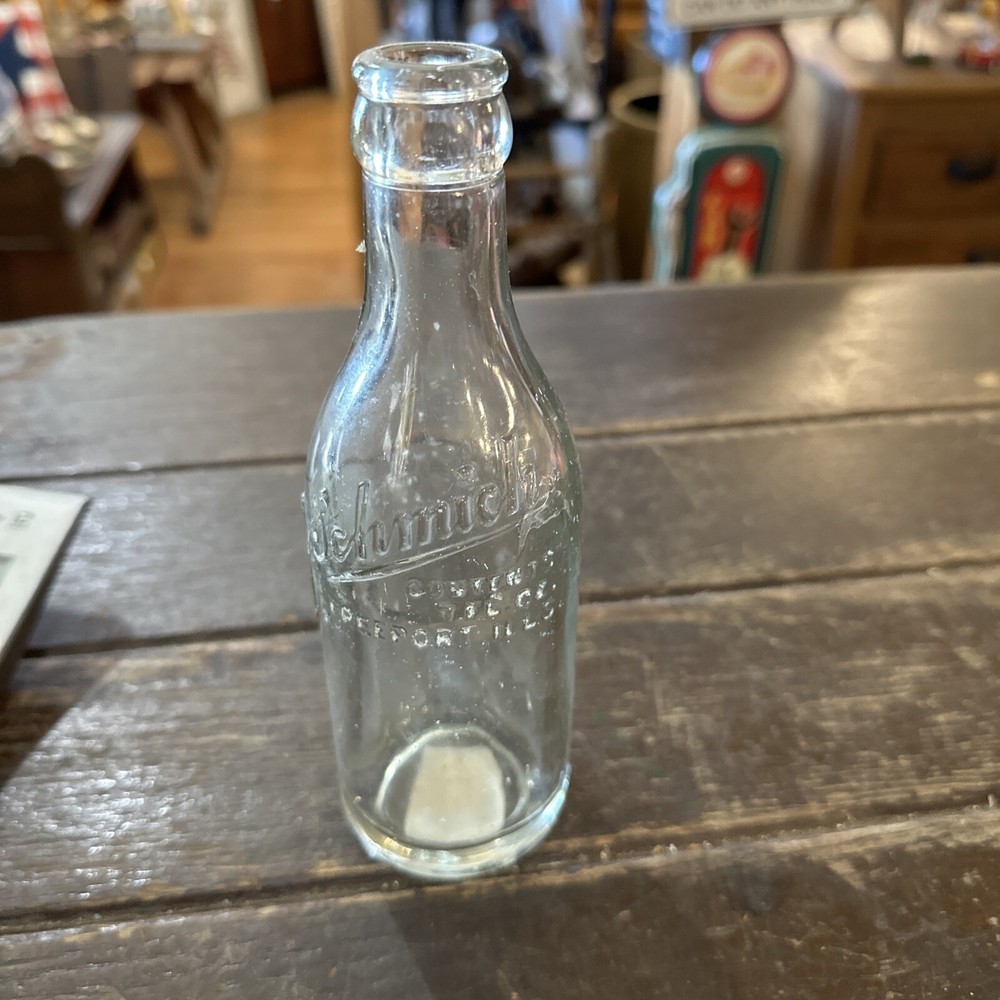 antique Schmich bottle Freeport Illinois