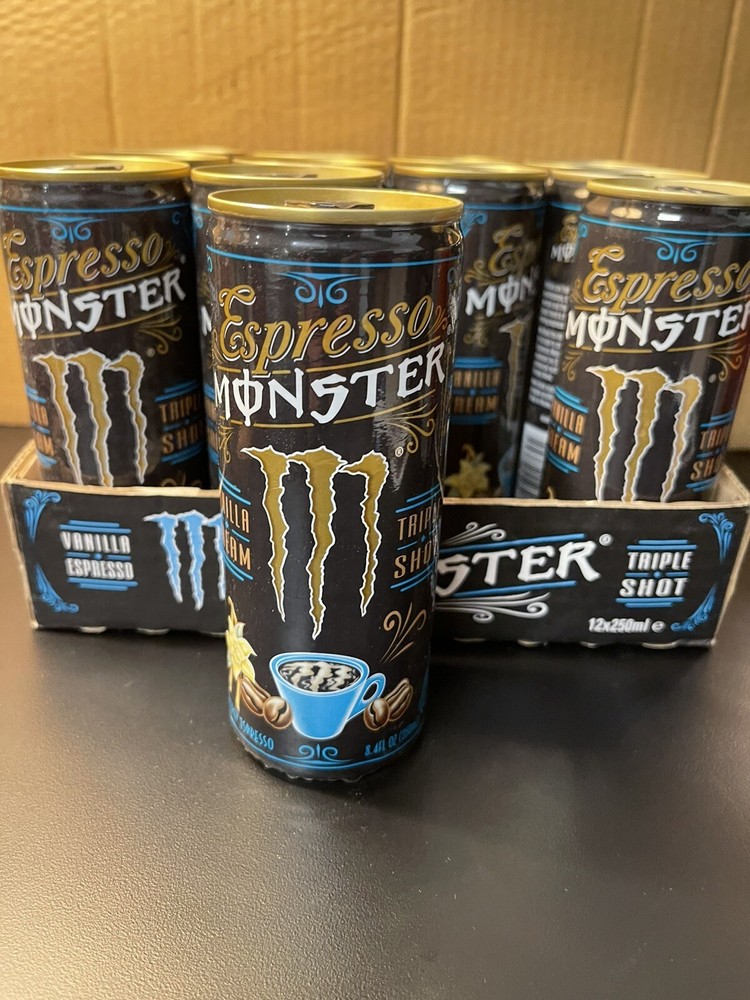 Monster Energy Espresso Vanilla & Cream 12 Full Cans