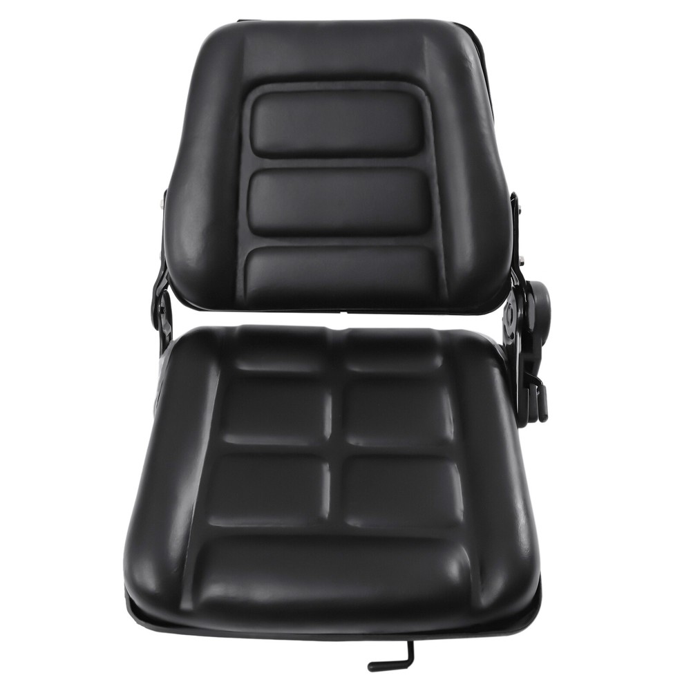 Universal Forklift Seat Foldable PVC Tractor Seat Mower Seat Adjustable Backrest