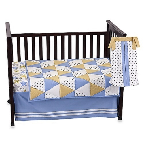 The Peanut Shell Stargazer 11Pc Crib Bedding Set Include Mobile/Lamp/Art++ *New*