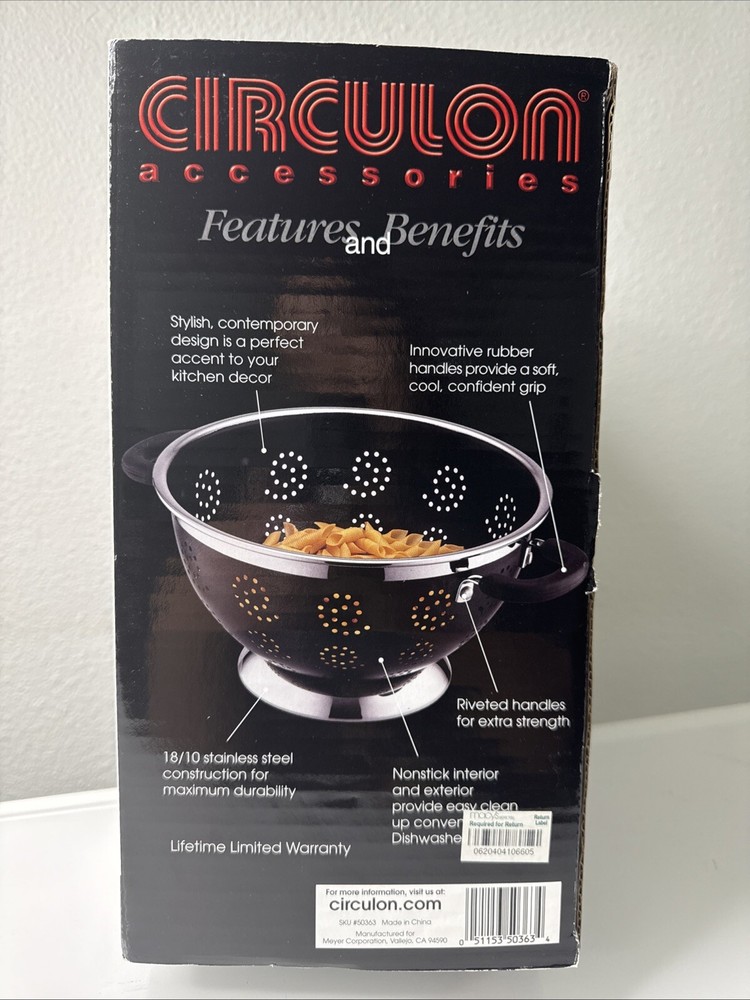 Circulon Accessories 5 Qt. Colander