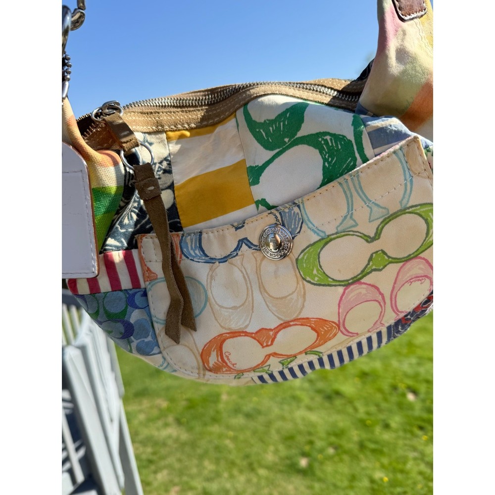 Vintage Coach Hampton Patchwork Hobo Bag Preowned