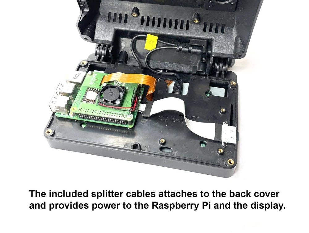 SmartiPi Touch 2 for Raspberry Pi 4 and 5 (Large - with External Micro SD Car...