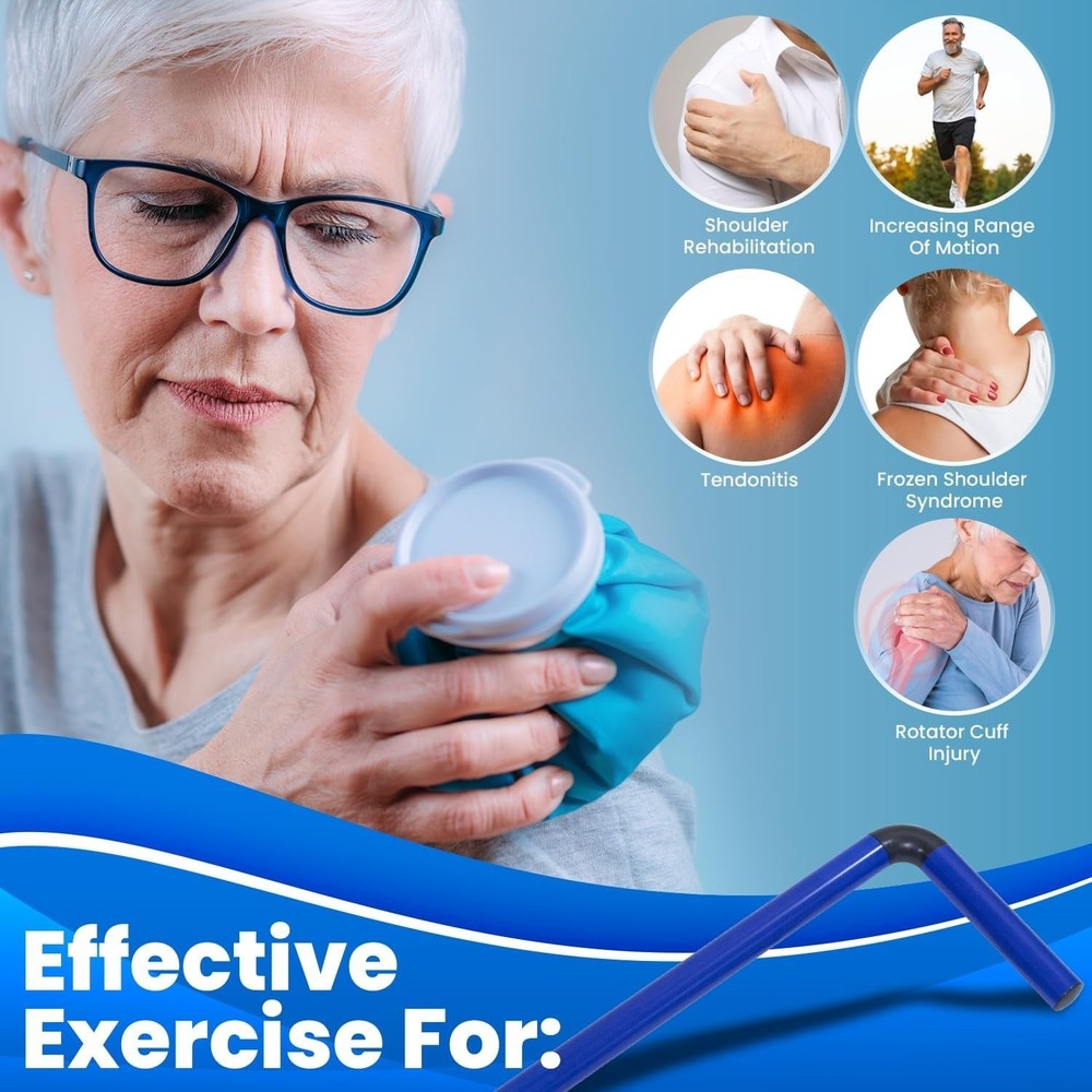 Shoulderwand Therapy Stretching Tool│Collapsible Stretching Bar │Phy