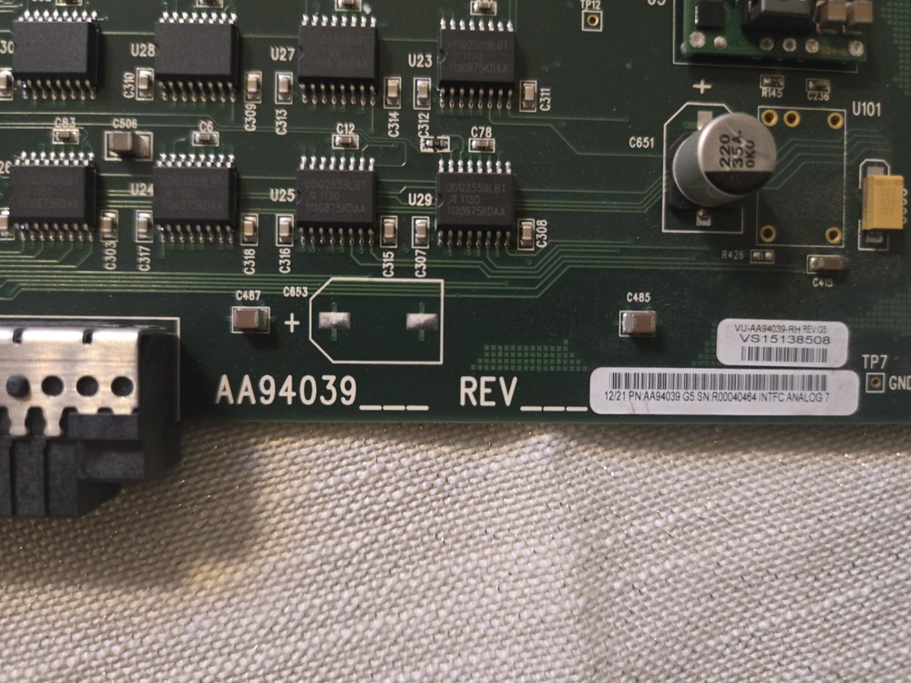 Vutek QS Analog Board PN:AA90439