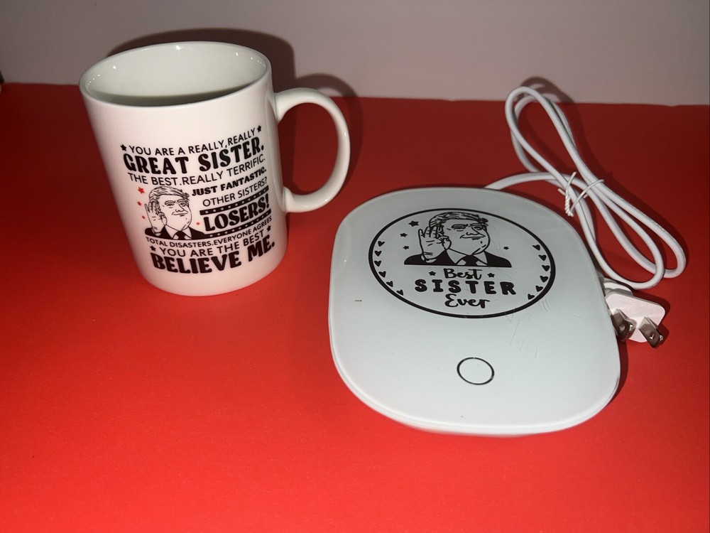 Electric Coffee Mug Warmer With A Cup