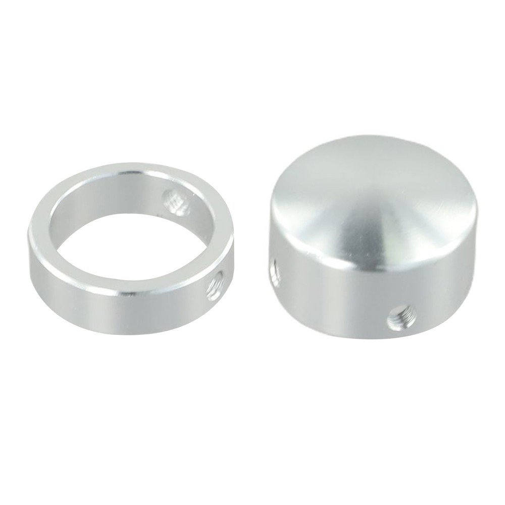 Gym Equipment Handle End Cap Plate Loaded Machine Accessory Silver Color
