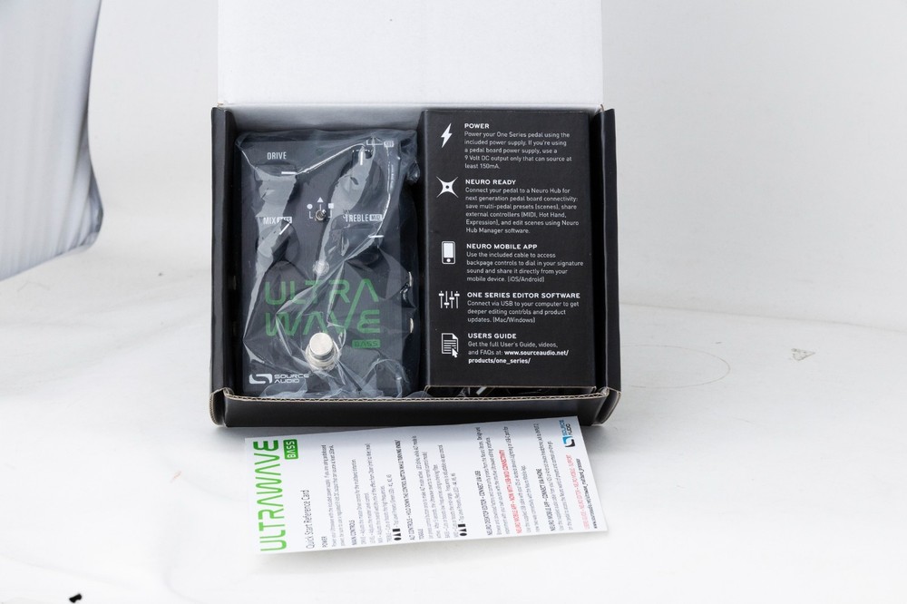 Source Audio Ultrawave Multiband Processor Bass Effects Pedal Black BRAND NEW