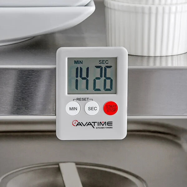 AvaTime Mini Digital 100 Minute Kitchen Timer