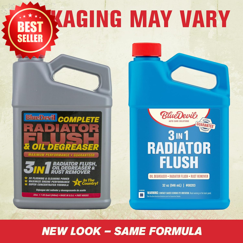 32oz Radiator Flush Coolant System Deep Cleaner Removes Rust Scale Grime US