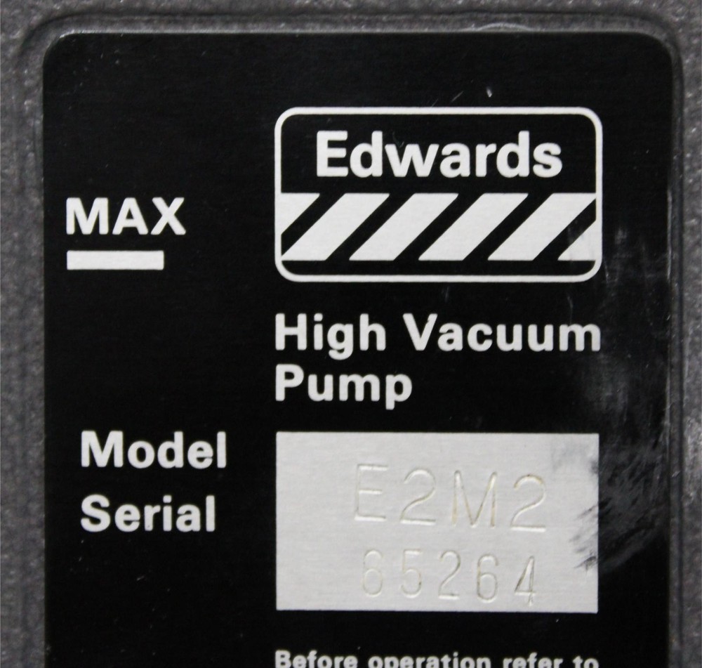 Edwards E2M2 Rotary Vane 2-Stage Vacuum Pump 208/230V Pulls to 30 Microns