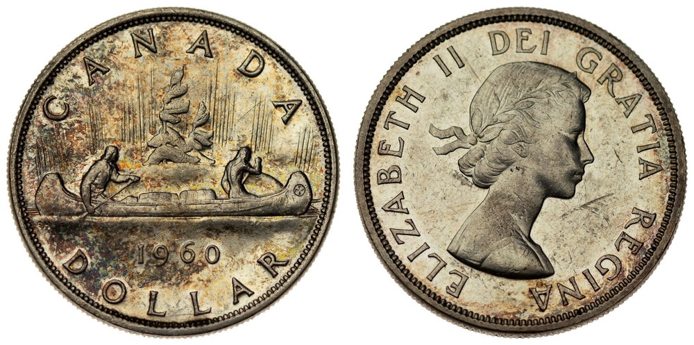 Canada - Dollar 1960 - Elizabeth II, Silver