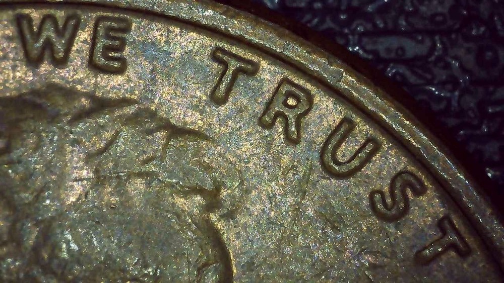 1978 D Lincoln Penny error filled mintmark