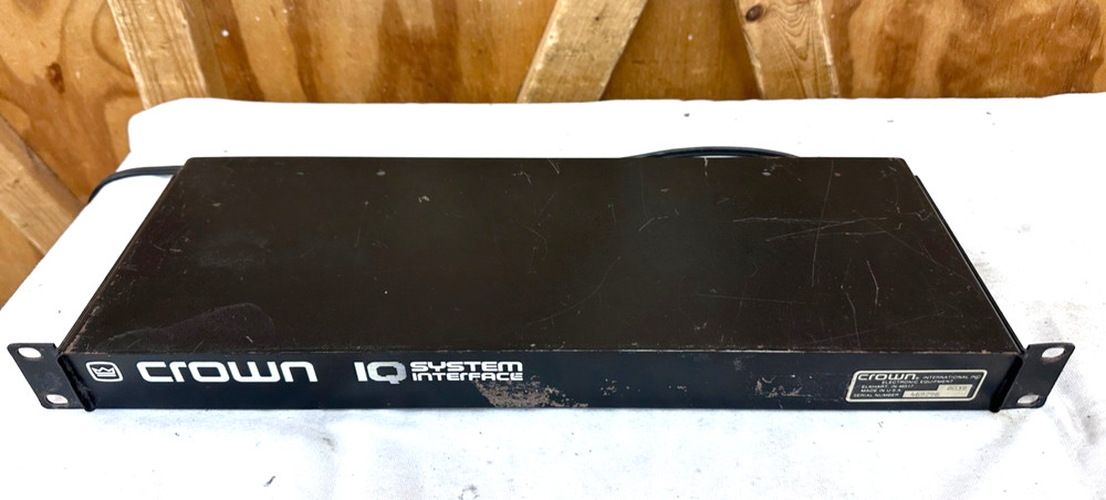 Crown IQ Interface 2 8 CH IQ System - Please Read