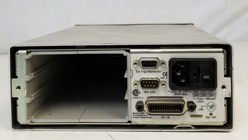 HP 34970A Data Acquisition DataLogger Switch Unit