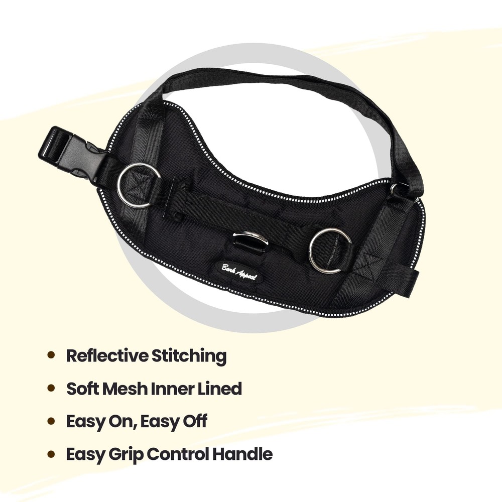 Dog Harness No-Pull Pet Harness Adjustable & Reflective Soft-Padded No-Choke ...