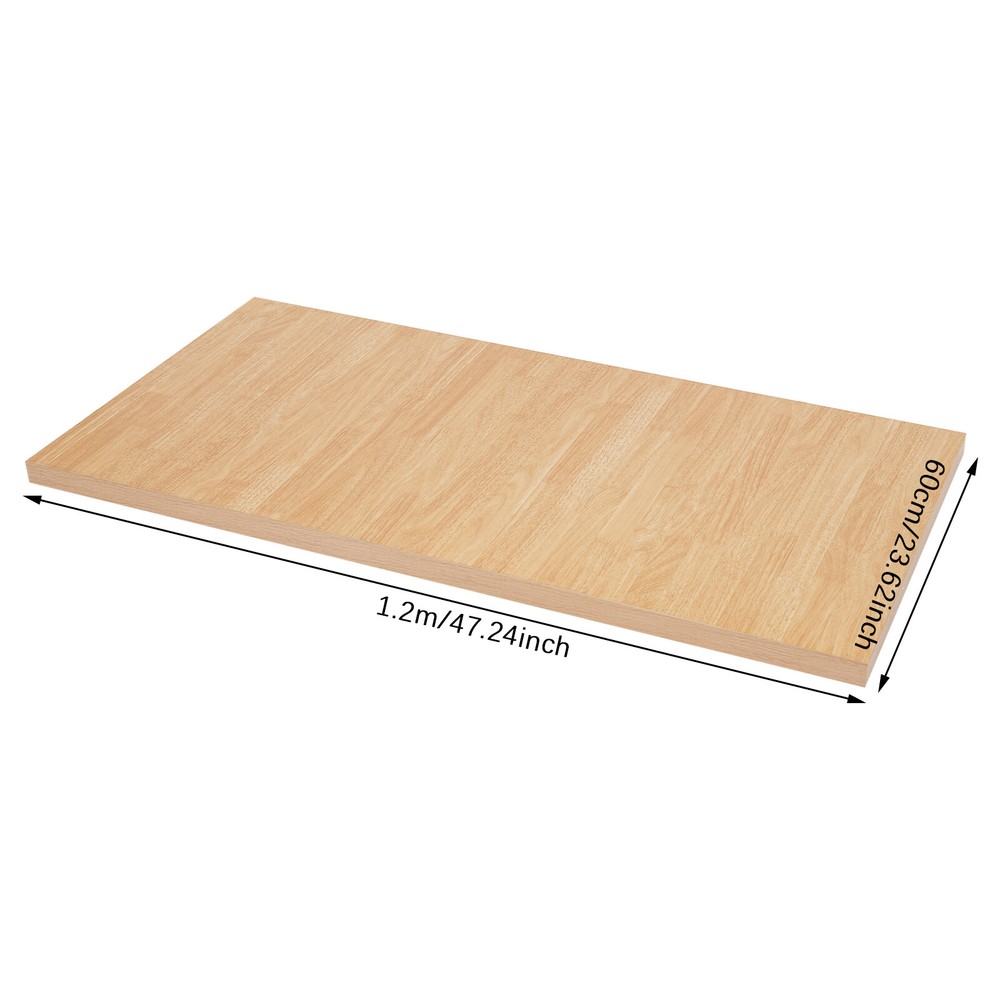 Plywood Tabletop, Rectangular Countertop, Adjustable Countertop 60*120*3.5cm