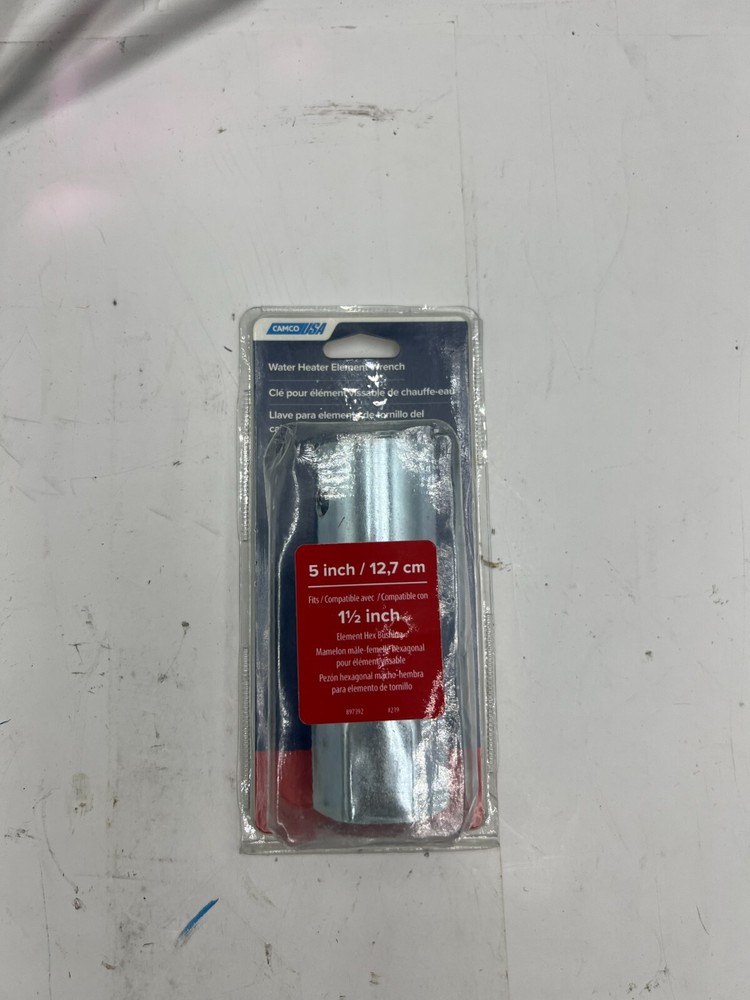 Camco 5" Residential Screw-In Water Heater Element Wrench 09883 Heavy Duty