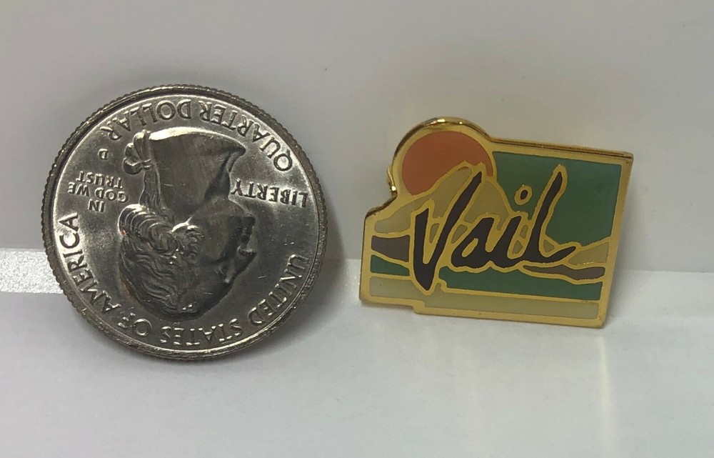 Vail Colorado Sun Mountains Pin