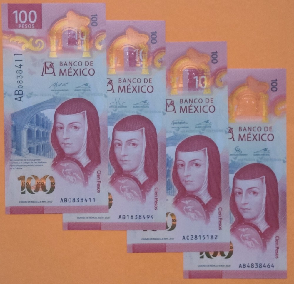 Mexico 100 Pesos 2020 P134 UNC - Polymer