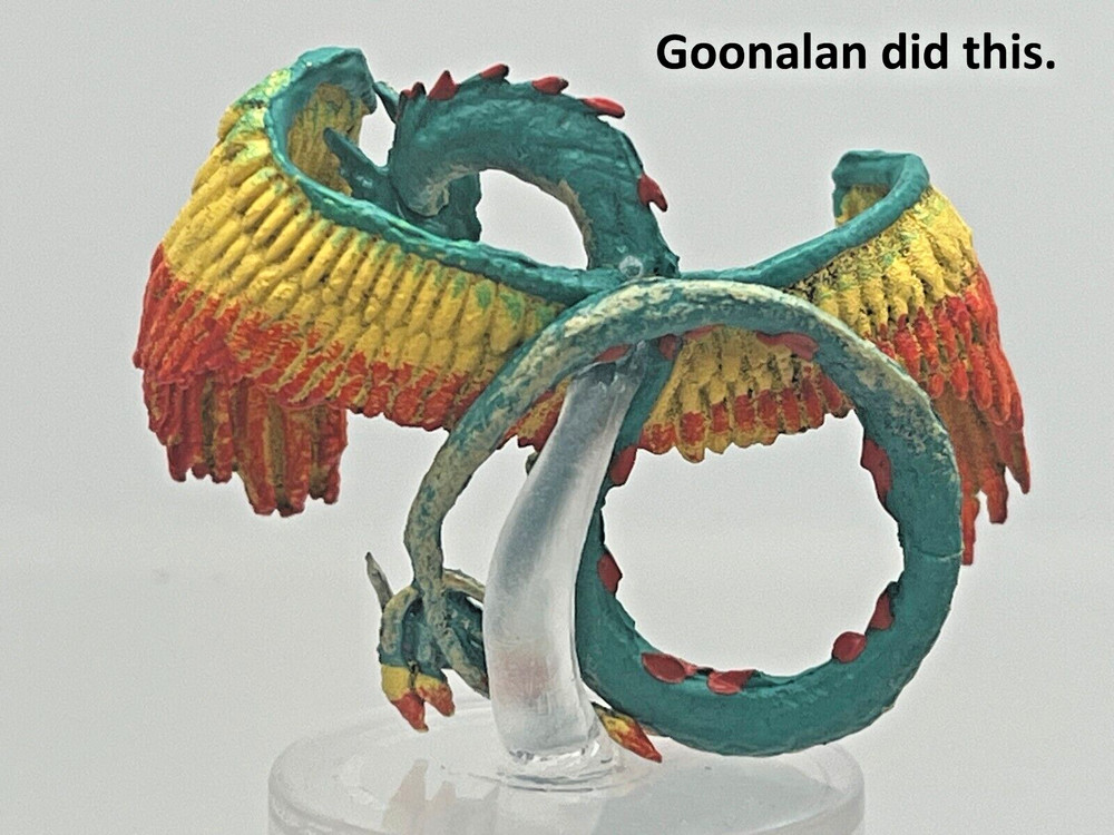 D&D Pathfinder Mini Summoned Creatures 2 Couatl UNIQUE