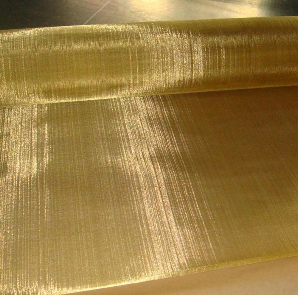 13" x 40" 99.9% Brass Filter Coarse Dense Gauze Mesh #40