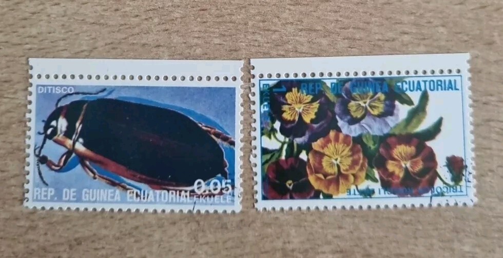 Rep. De Guinea Ecuatorial Stamps x2