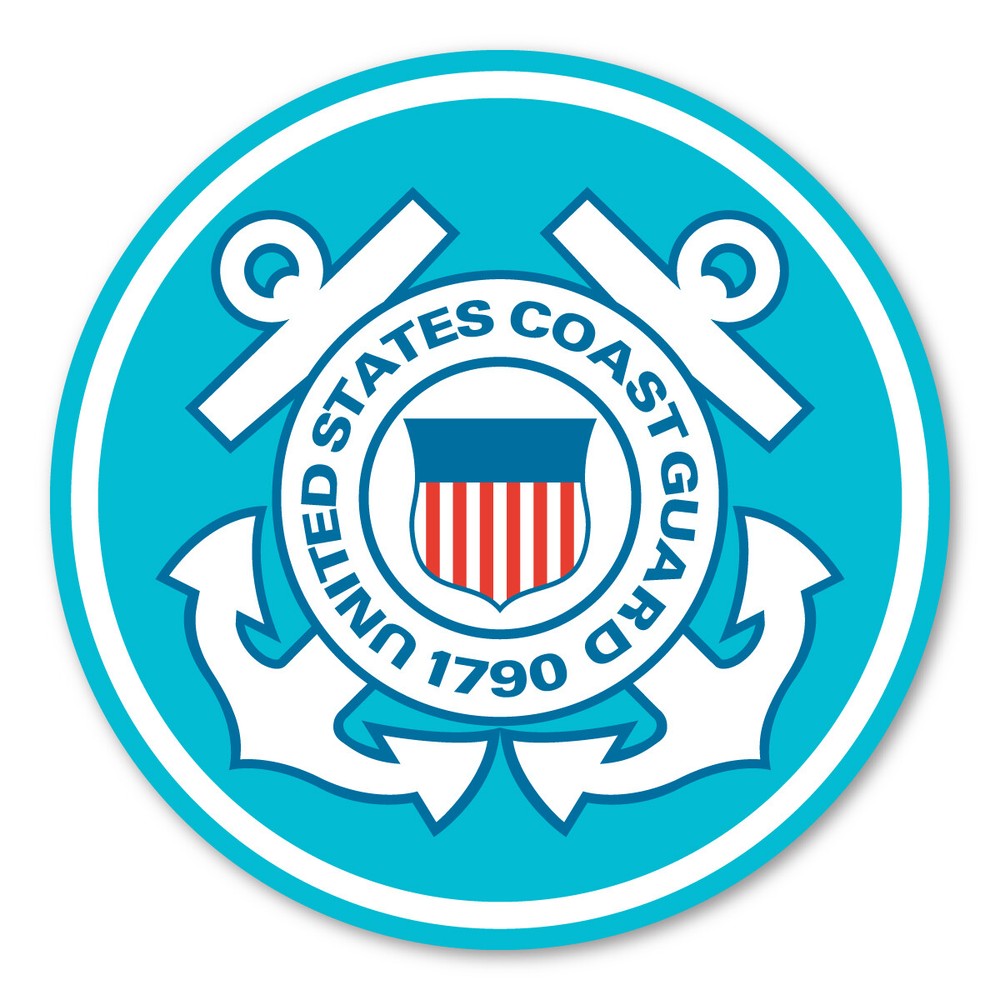 Coast Guard Large Seal Sticker